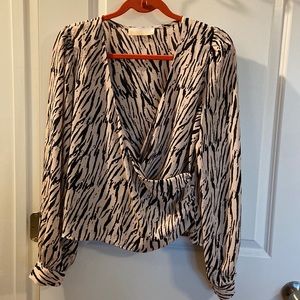 Wrap blouse